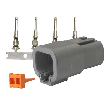 Pacer DTP Deutsch Receptacle Repair Kit, 14-12 AWG, 4-Position, 25A