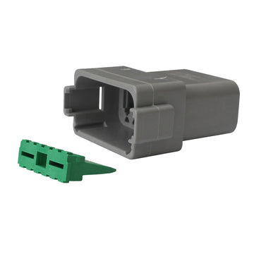 Pacer Deutsch DT Receptacle & Wedge Lock Kit, 12-Position, 5-Pack – IP67 Rated