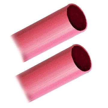 Pacer Heavy Wall Heat Shrink Tubing, 1" x 12" Red (2-Pieces) - MIL-Spec