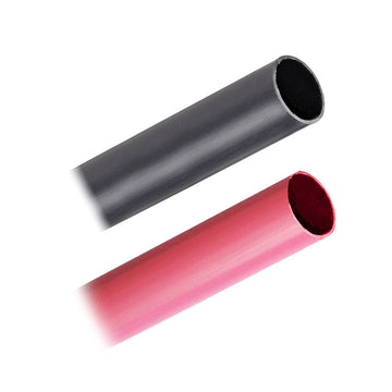 Pacer Heavy Wall Heat Shrink Tubing, 3/4" Black/Red, 3:1 Shrink Ratio