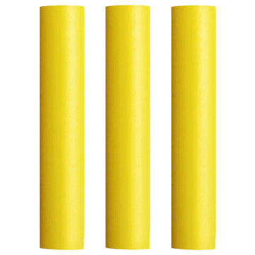 Pacer Heavy-Wall Heat Shrink Tubing, 1" x 12" Yellow (3-Pieces) – MIL-Spec