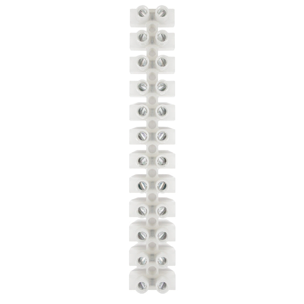 Pacer E400-12-5 Euro Style Terminal Block, 40A, 12 Position, UL/CSA