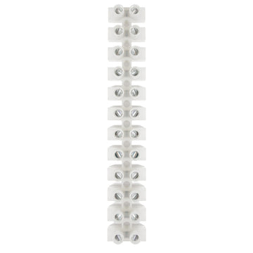 Pacer E400-12-5 Euro Style Terminal Block, 40A, 12 Position, UL/CSA