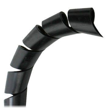 Pacer 3/4" Black Spiral Wrap, 100 ft. Roll – Polyethylene