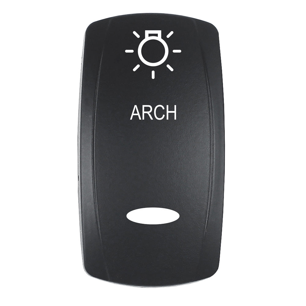 Pacer ARCH Actuator for V-Series Contura Switches, Black, Dual Light