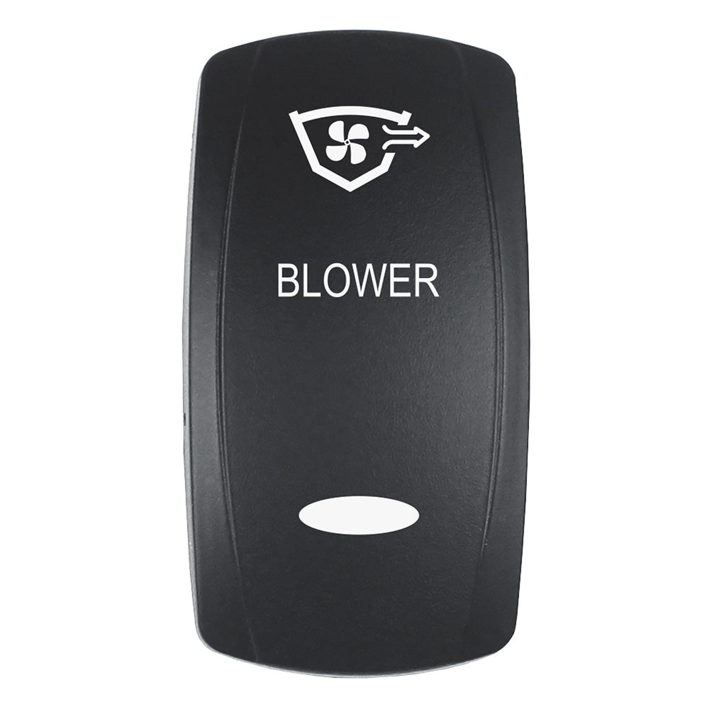 Pacer BLOWER V-Series Contura Switch Actuator, Black, Dual Light
