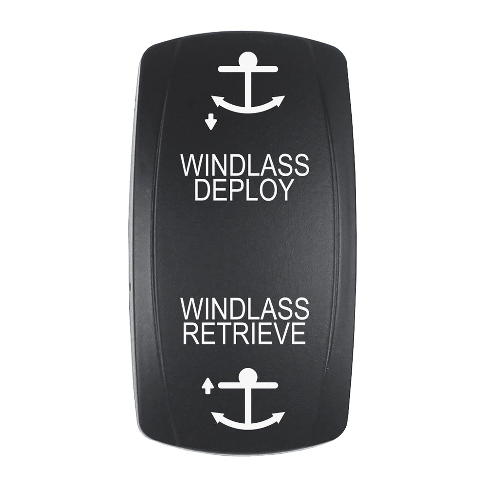 Pacer V Series Contura Switch Actuator, Windlass Deploy/Retrieve - Laser Etched