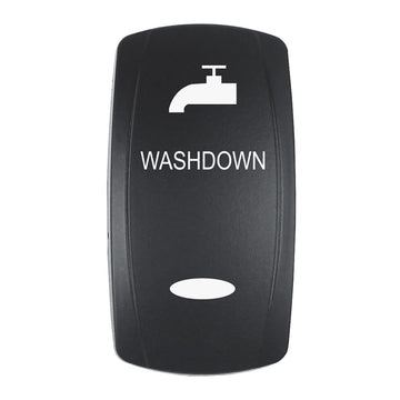 Pacer Group WASHDOWN V Series Contura Switch Actuator, Black, Dual Light