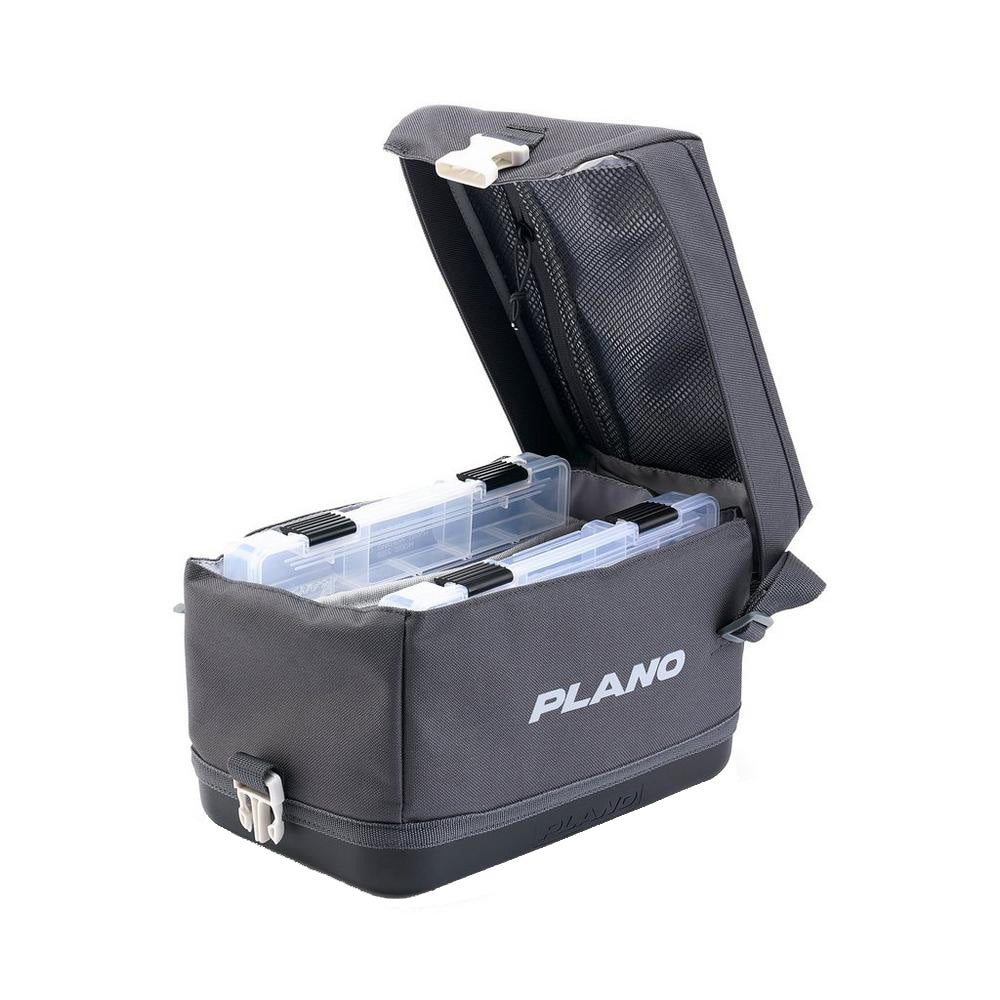 Plano Weekend Series 3500 Softsider Tackle Bag, Slate – Includes Two Stowaways