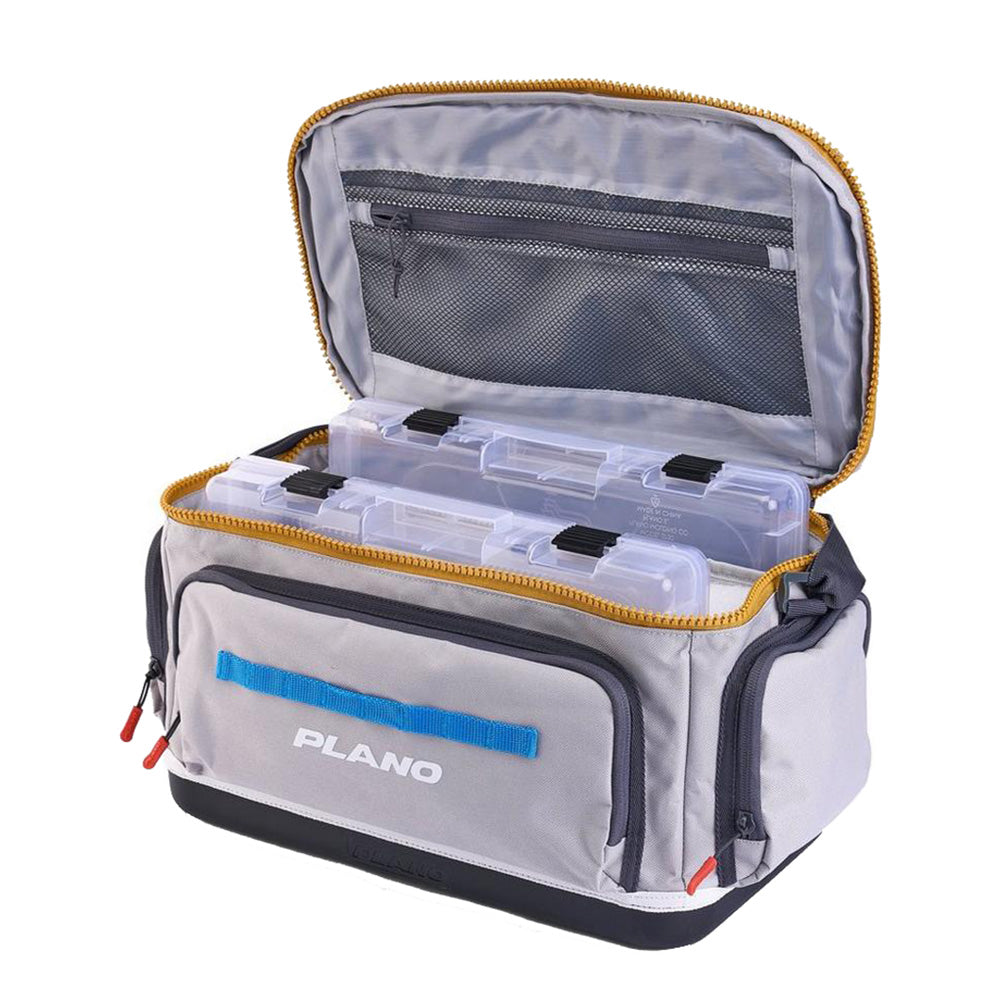 Plano Weekend Series 3600 Tackle Bag with 2 Stowaway Boxes, Waterproof Base
