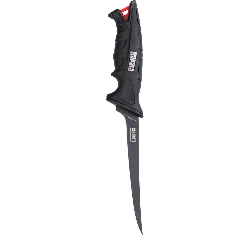 Rapala Stealth FXF Fillet Knife, 6-Inch Medium Flex with Cerakote Blade