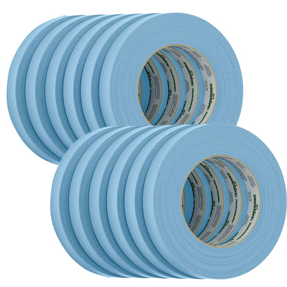 FrogTape CP 250 Medium-High Adhesion Masking Tape, 18mm x 55m, 250°F, 12-Pack