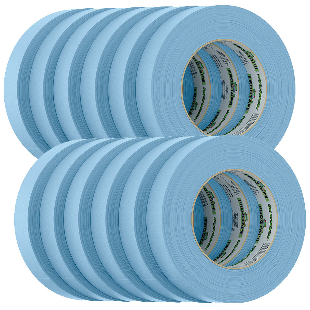 FrogTape CP 250 Masking Tape, 24mm x 55m, 12-Pack, 250°F Rated