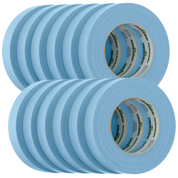 FrogTape CP 250 Masking Tape, 24mm x 55m, 12-Pack, 250°F Rated