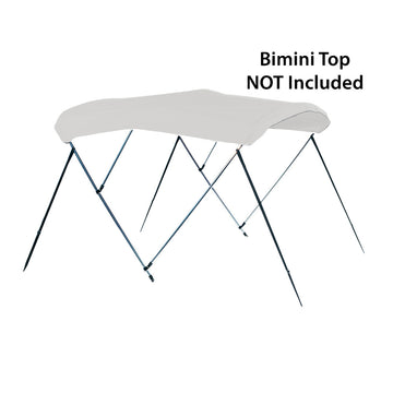 Carver by Covercraft 3-Bow Round Tube Bimini Top Frame, 6' L x 67"-72" W