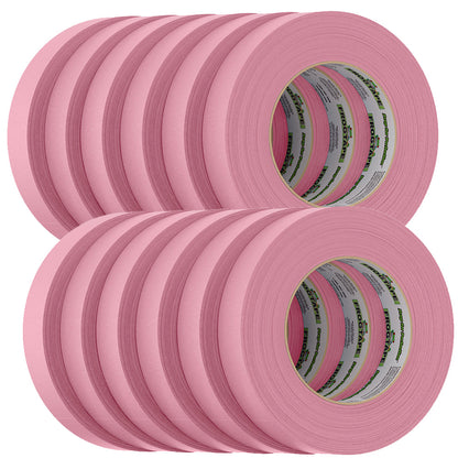 FrogTape CP 325 Pink Masking Tape, 24MM x 55M, 12-Pack, 325°F Rated
