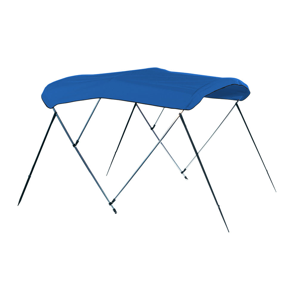 Carver 4 Bow 8' Pontoon Bimini Top w/Boot - Pacific Blue, 96-102" Beam
