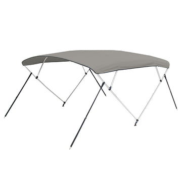 Carver by Covercraft 3 Bow Bimini Top, Cadet Grey – 54" H x 72" L, 85-90" Beam