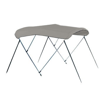 Carver 3 Bow Bimini Top with Boot, Cadet Grey Acrylic – 73-78" Beam