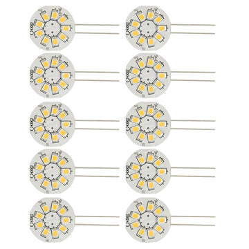 Scandvik Warm White G4 Wafer Side-Pin LED Bulbs, 12/24VDC (10-Pack)