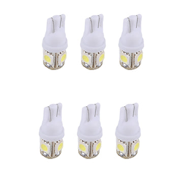 Scandvik T10 Wedge Base Mini-Tower LED Bulb, 12V Warm White, 6-Pack