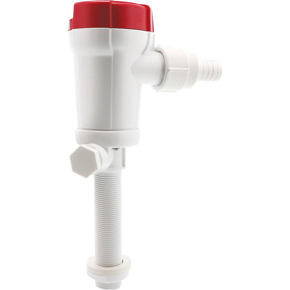 Rule 500 GPH Livewell Pump, Straight Thru-Hull Inlet, 12V