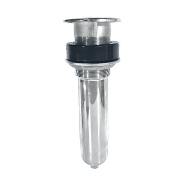 Tigress 10.5" 0-Degree Swivel Rod Holder, Screwless 316 Stainless Steel