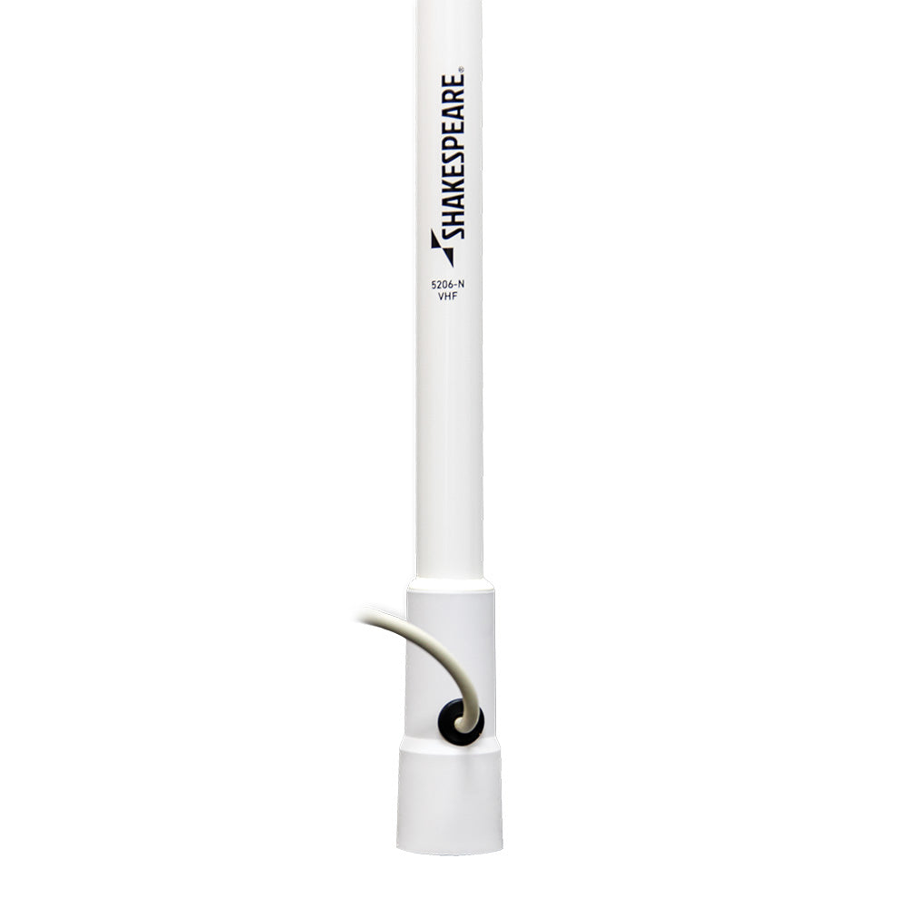 Shakespeare Classic 5206-N VHF Marine Antenna, 8 ft, 6dB, Nylon Ferrule