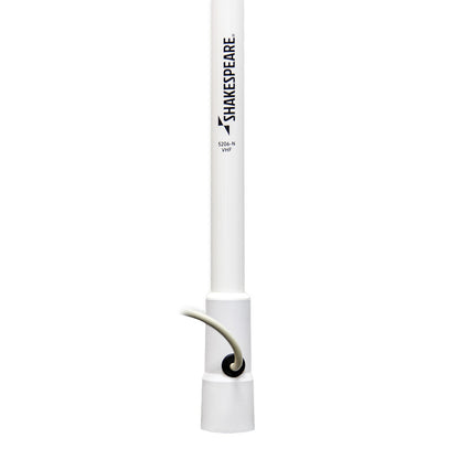 Shakespeare Classic 5206-N VHF Marine Antenna, 8 ft, 6dB, Nylon Ferrule