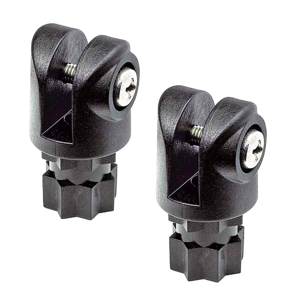 RAILBLAZA Clevis/Bimini Support Pair, Black