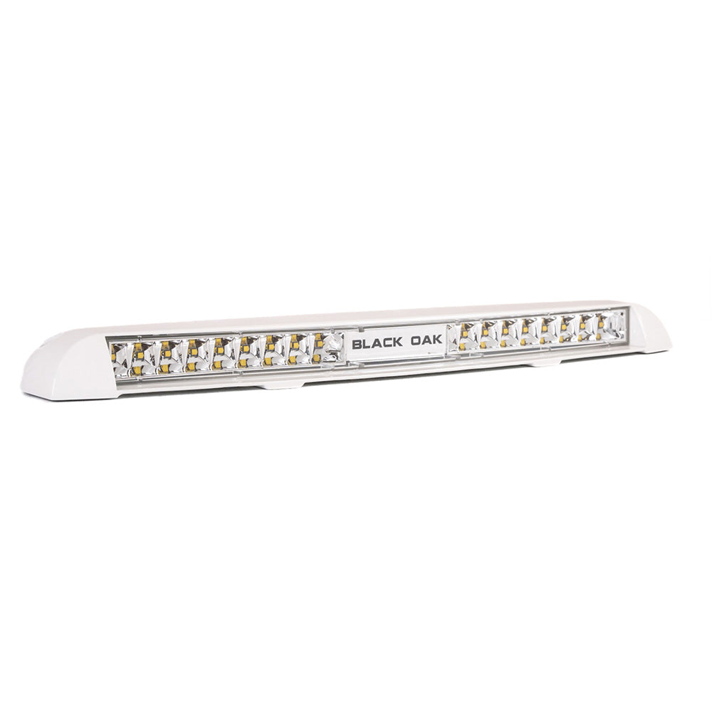 Black Oak LED Low Profile Marine Bar, 19" Flood – 12,000+ Lumens, IP69K