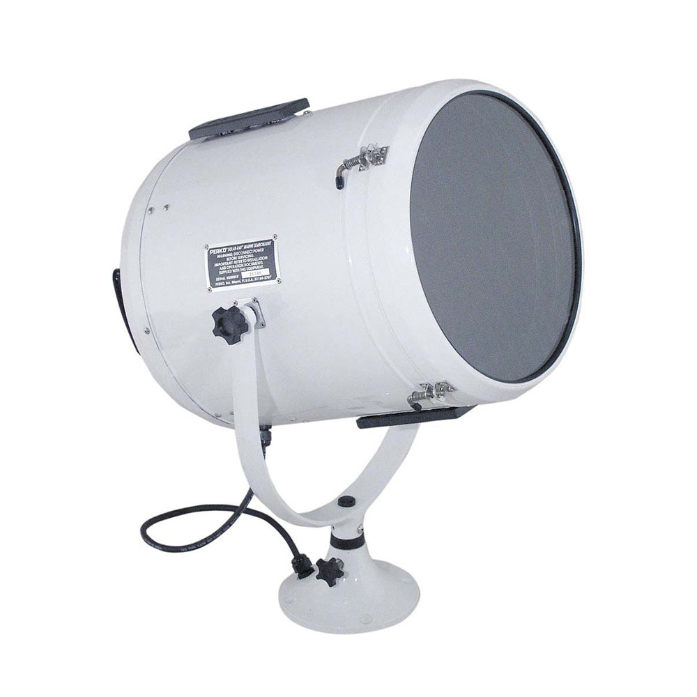 Perko Deck Control Solar-Ray® Searchlight, 10" Reflector, White PERKO•KOTE