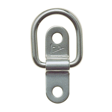 C. Sherman Johnson Hinged Mini Pad Eye, 3/16" T-316 Stainless Steel