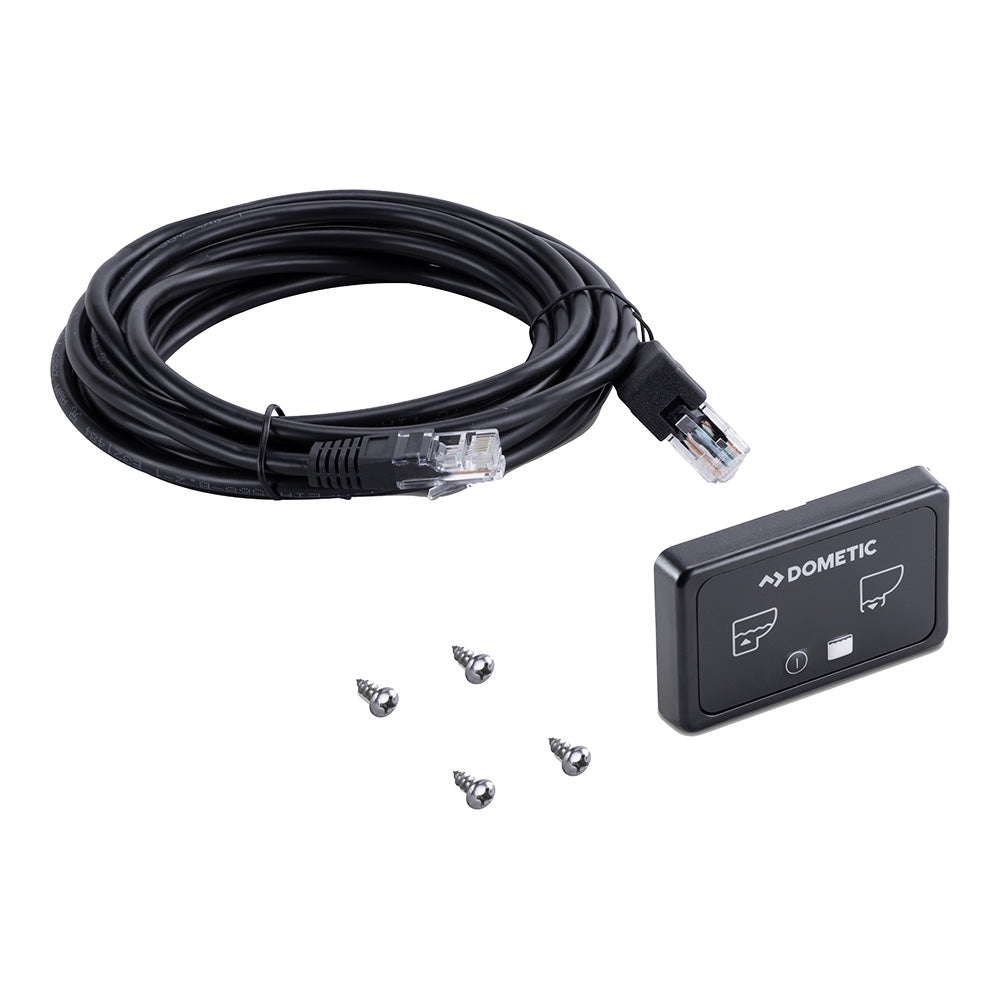 Dometic Touchpad Flush Switch, Black – 12V/24V, Made in USA