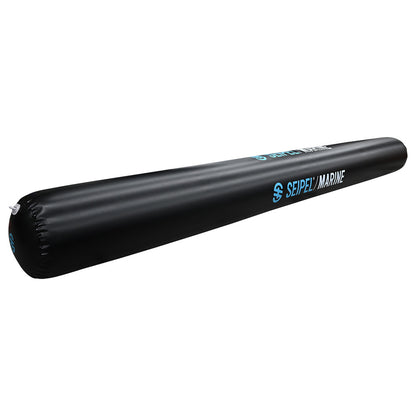 Seipel Marine 15' Inflatable Boat Bumper, Heavy-Duty UV-Resistant – Black