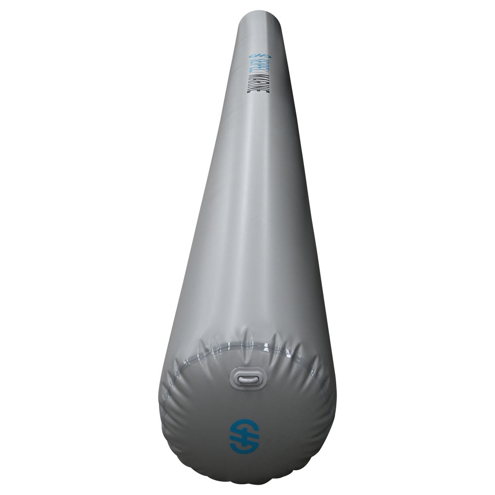Seipel Marine 20' Inflatable Boat Bumper, Grey – Heavy-Duty Protection
