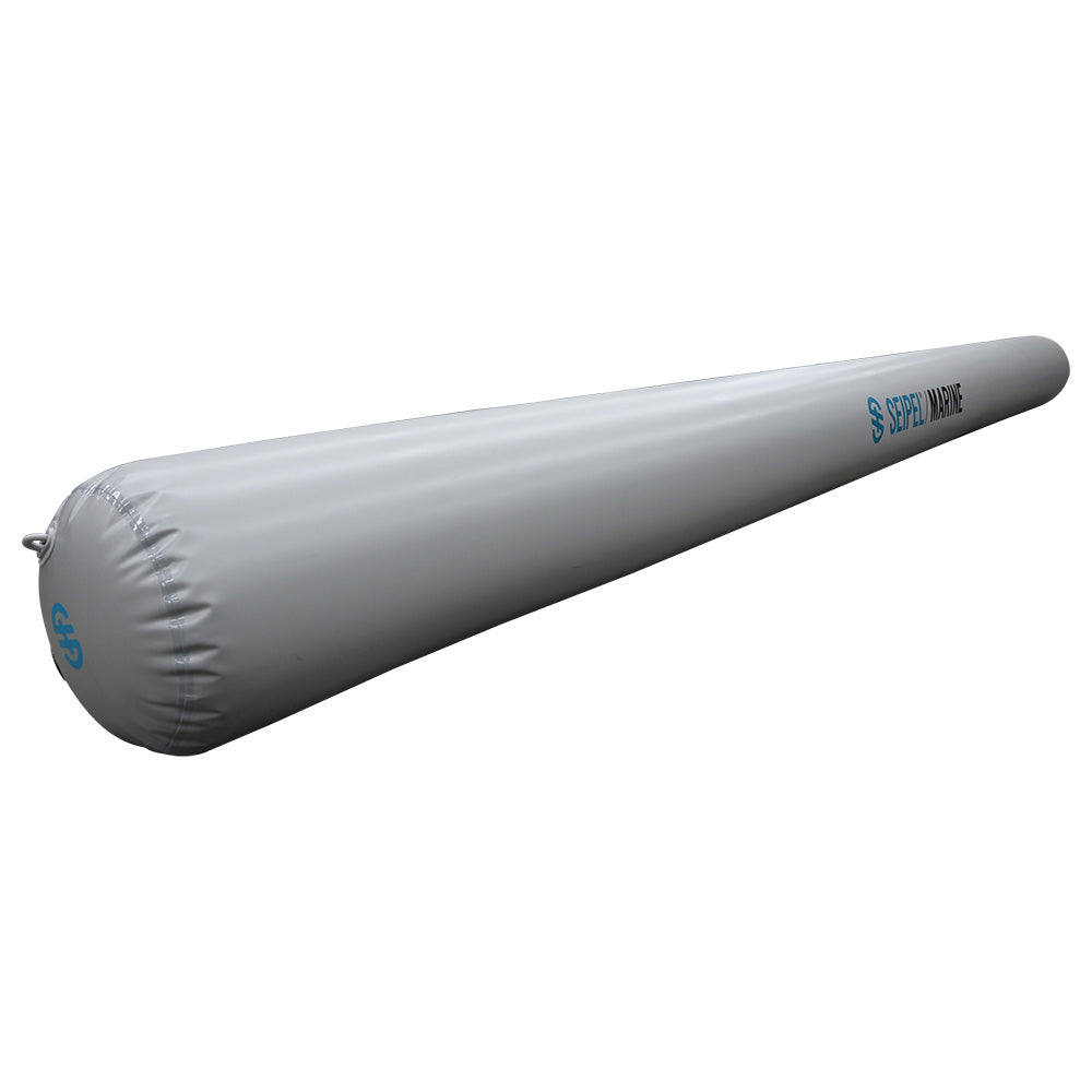Seipel Marine 20' Inflatable Boat Bumper, Grey – Heavy-Duty Protection