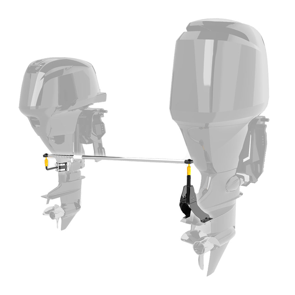 EZ-Steer Universal Auxiliary Outboard Steering System, 7" Offset, 34"-38"