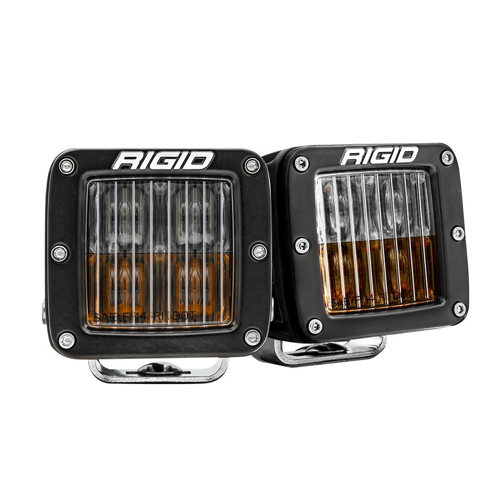 RIGID Industries D-Series PRO SAE Fog Lights, Yellow/White Dual Color