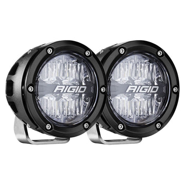 RIGID Industries 360-Series PRO 4-Inch Drive RGBW LED Off-Road Lights, Pair