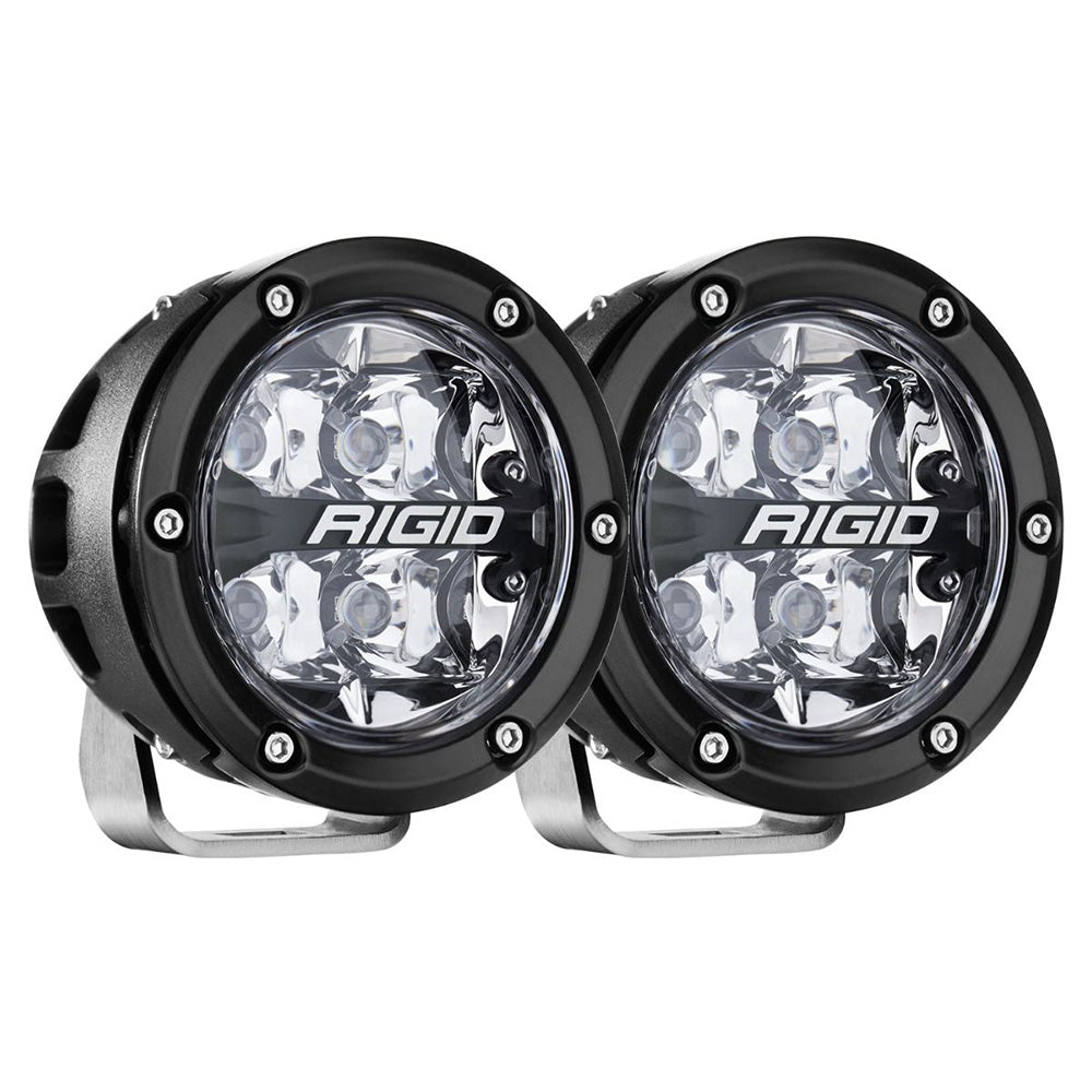 RIGID Industries 360-Series PRO 4-Inch Spot RGBW LED Pods, Pair