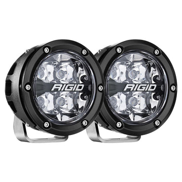 RIGID Industries 360-Series PRO 4-Inch Spot RGBW LED Pods, Pair