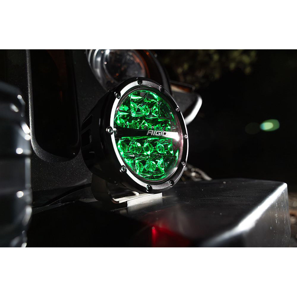 RIGID 360-Series PRO 6" Off-Road Spot Lamps w/ RGBW Backlight (Pair)