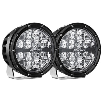 RIGID 360-Series PRO 6" Off-Road Spot Lamps w/ RGBW Backlight (Pair)