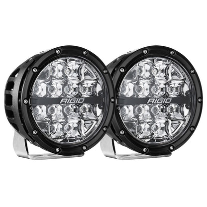 RIGID 360-Series PRO 6" Off-Road Spot Lamps w/ RGBW Backlight (Pair)
