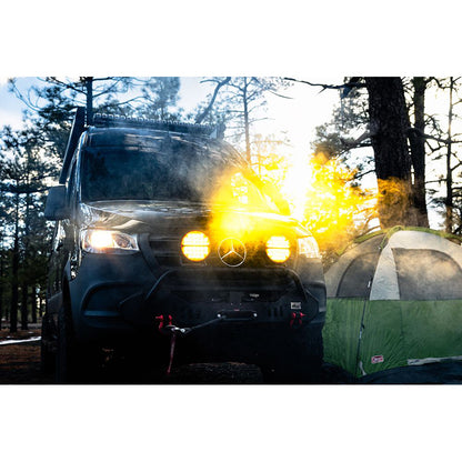 RIGID 360-Series Amber Pro 9" Offroad Spot Beam Pod - Single