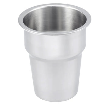 Whitecap Extra Large Stainless Steel Flush Cupholder, 6-7/8" Deep
