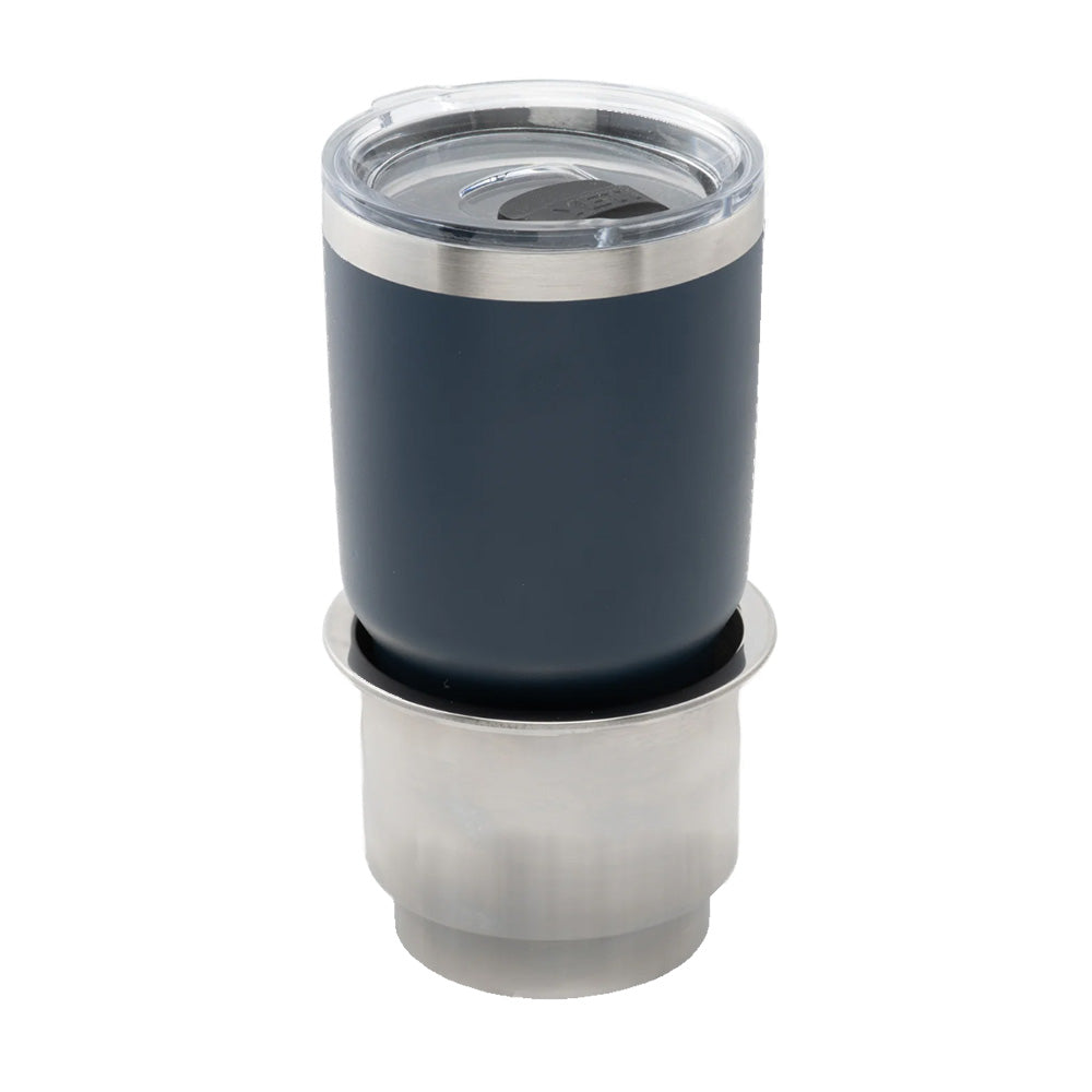 Whitecap Large Stainless Steel Cupholder, 316 Marine-Grade