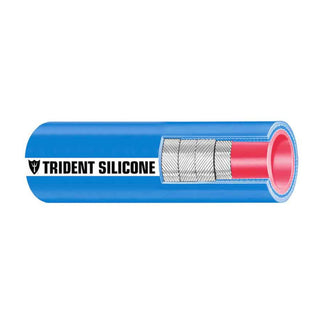Trident Marine 202V "Very Hi Temp" Blue Silicone Wet Exhaust Hose, 2.5" ID x 3'