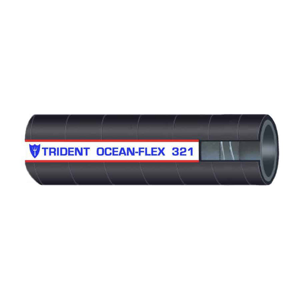 Trident Marine Ocean-Flex Multipurpose Hose, 2-1/2" x 50', USCG Type A1
